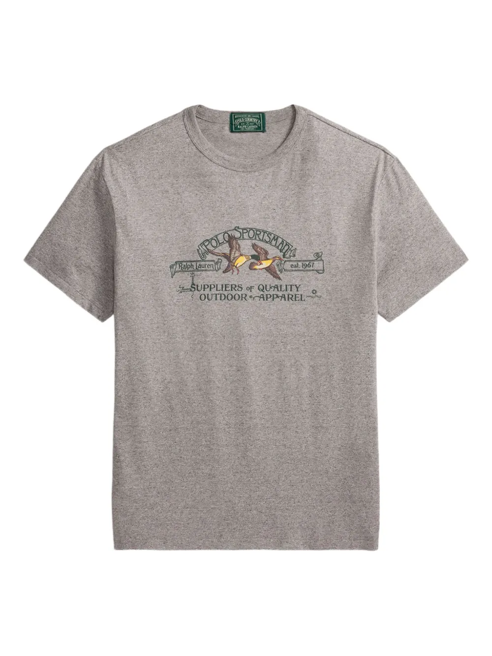

Футболка с графическим принтом POLO RALPH LAUREN, серый