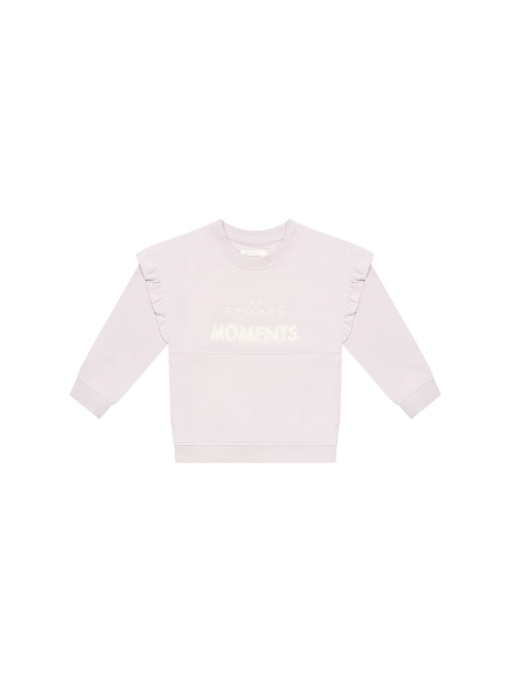 

Leevje Свободная толстовка, собирающая моменты в лавандовом цвете