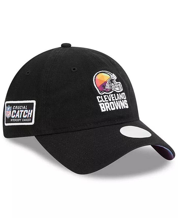 

Женская черная кепка Cleveland Browns 2023 NFL Crucial Catch 9TWENTY Adjustable New Era