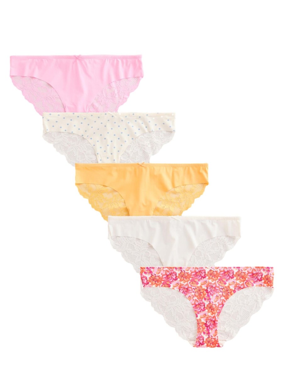 

Трусики Next, цвет Yellow/Orange/Rose/Pitaya/White