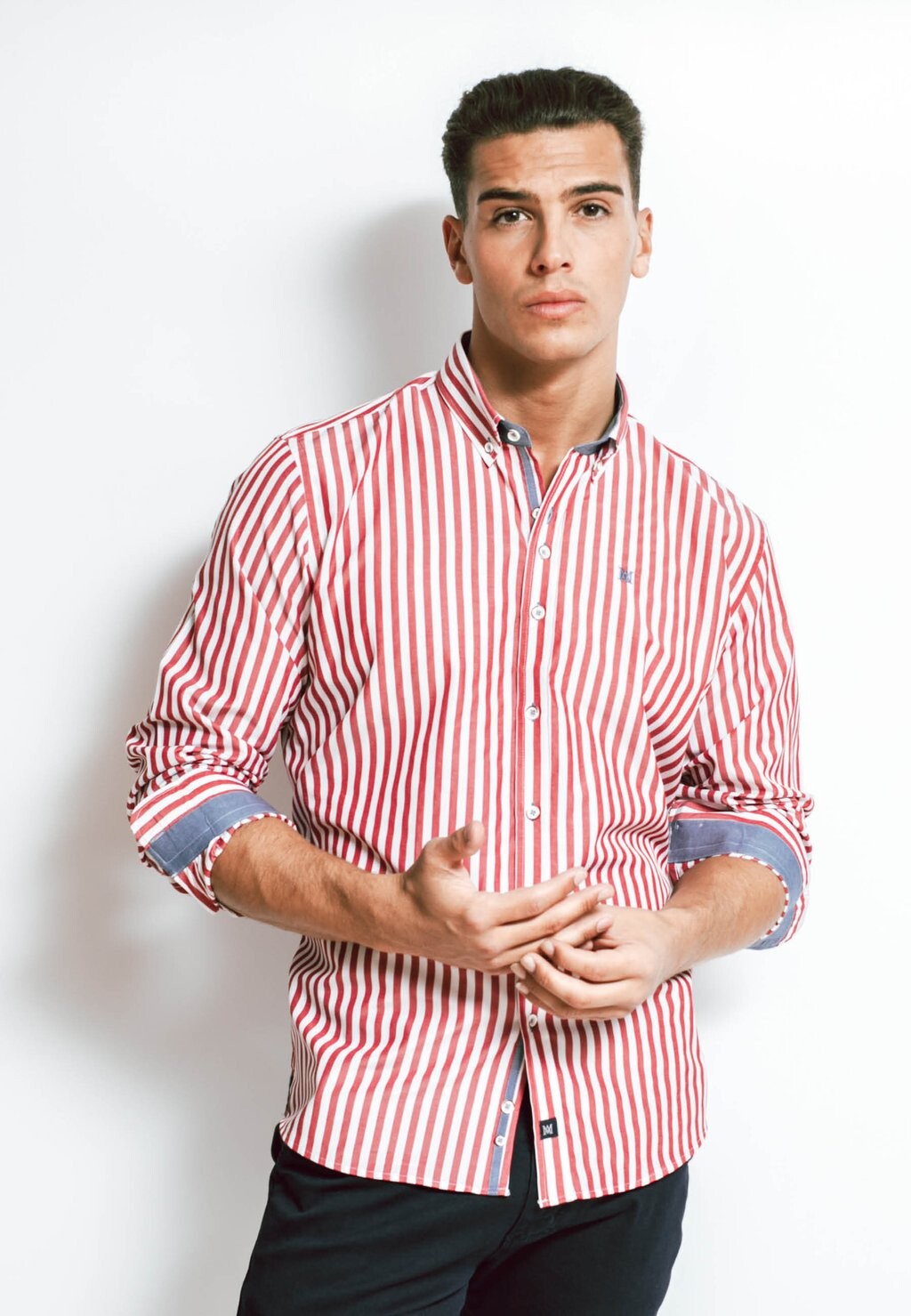 

Рубашка BASIC STRIPES Amaro Jeans, белый