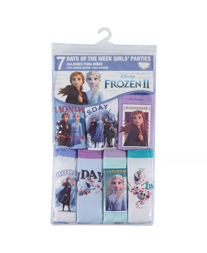 "Дни недели" 7 пар нижнего белья для девочек-подростков Frozen, мультиколор — фото 2