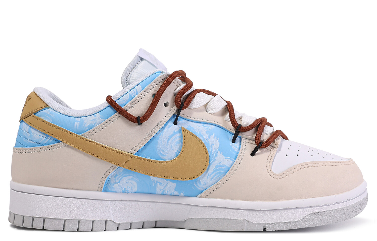 

Кроссовки для скейтбординга Dunk мужские с низким верхом желтый Nike
