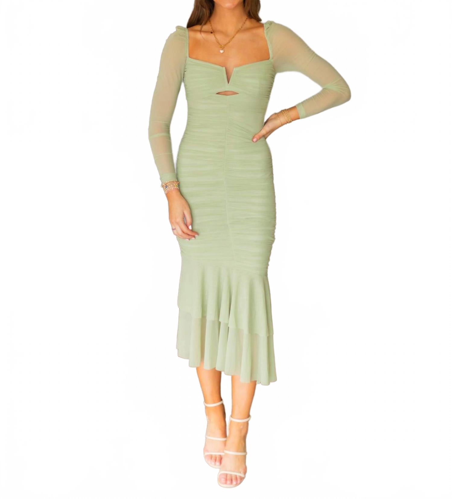 

Платье Alessandra в мятном цвете One and Only Collective