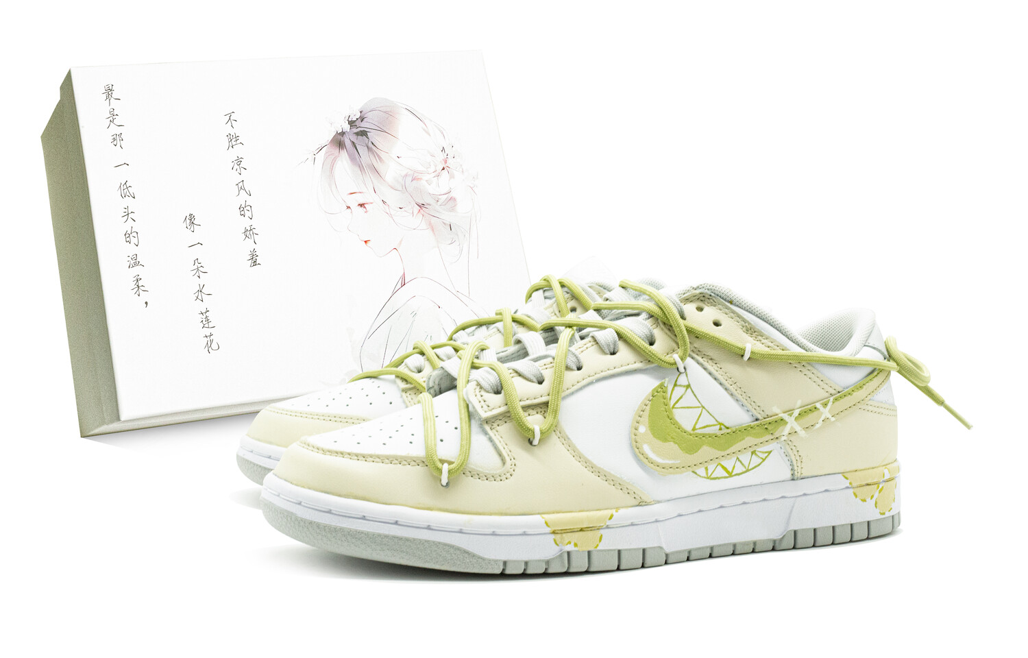 

Женские кроссовки для скейтбординга Nike Dunk, Light Green