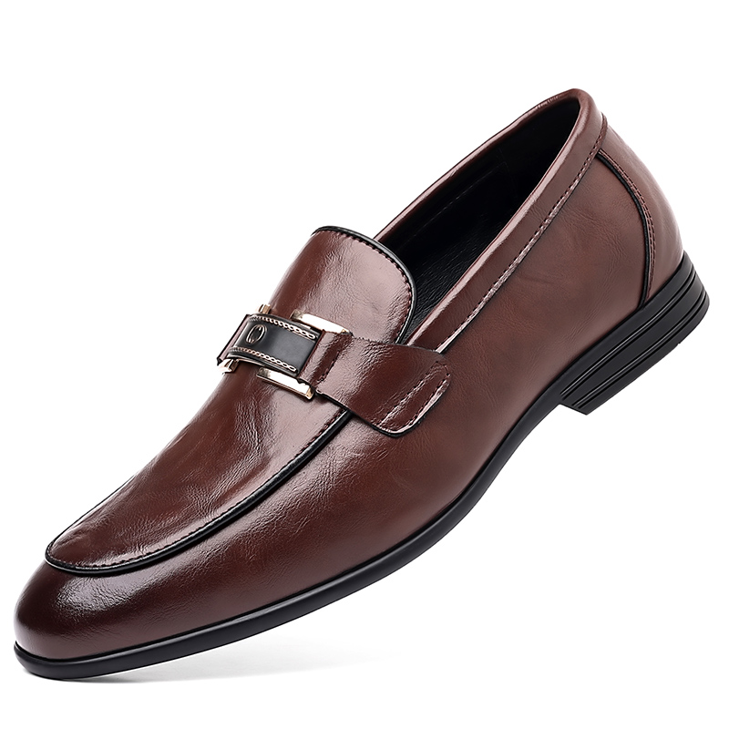 

KUPE Мужские повседневные туфли мужские низкие топы коричневые, цвет Brown