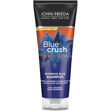 

Blue Crush Intensiv Blue Shampoo 250мл Тонирующий шампунь для каштановых волос, John Frieda