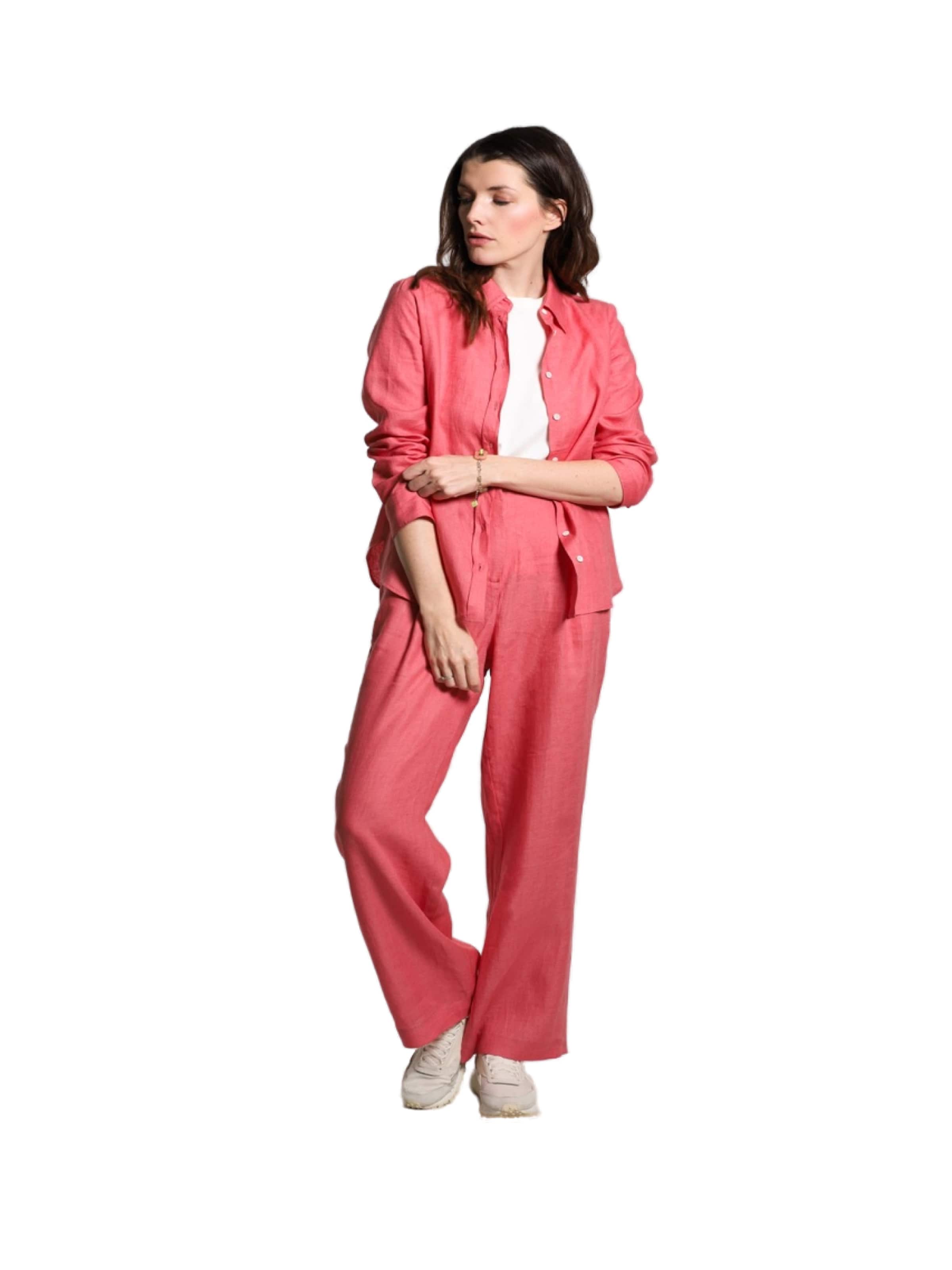 

WEARABLE STORIES Широкие брюки 'Philine' в розовом цвете