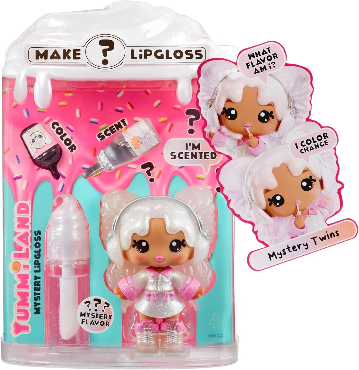 Кукла Yu ммiland Lip Gloss Doll Series 2 Mystery Chase 2 с набором для создания блеска для губ Yummiland
