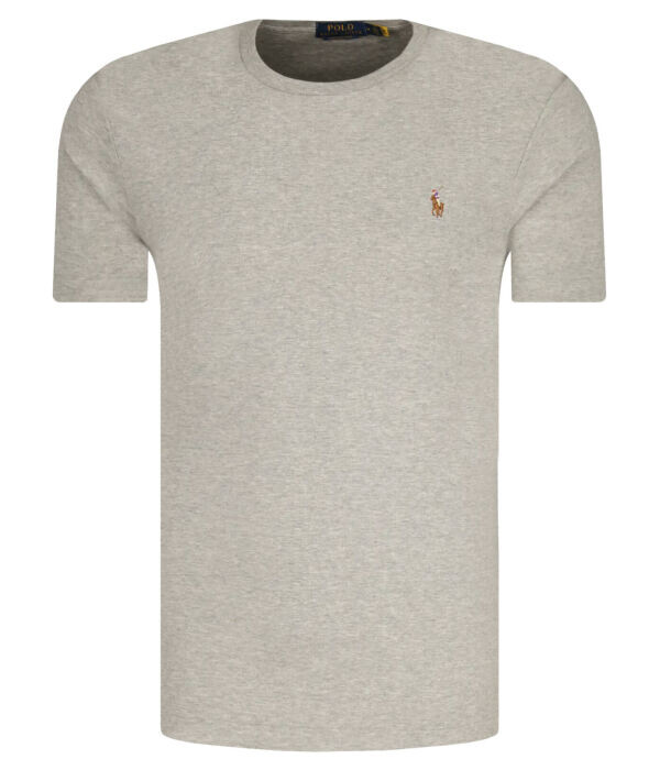 

Футболка мужская Polo Ralph Lauren тонкая из хлопка, серый