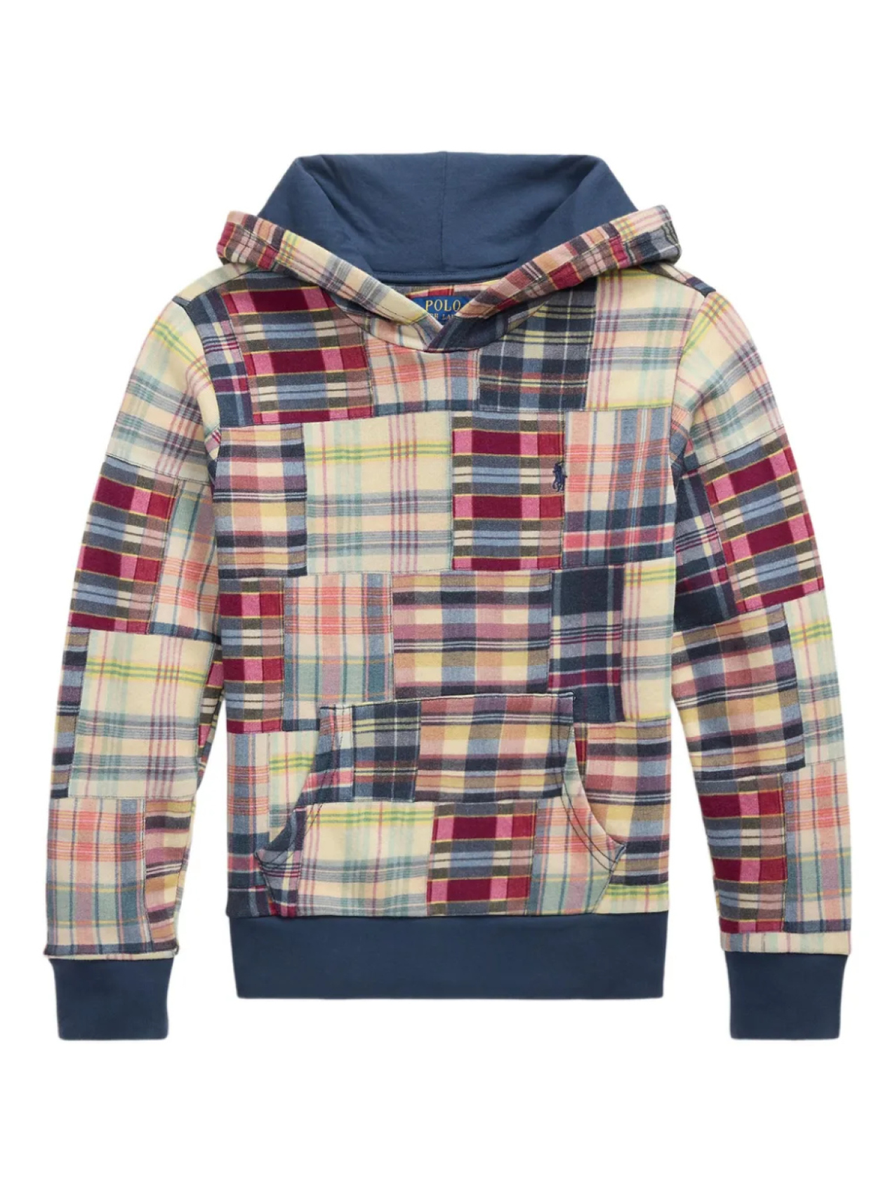 

POLO RALPH LAUREN KIDS худи с принтом пэчворк, нейтральный