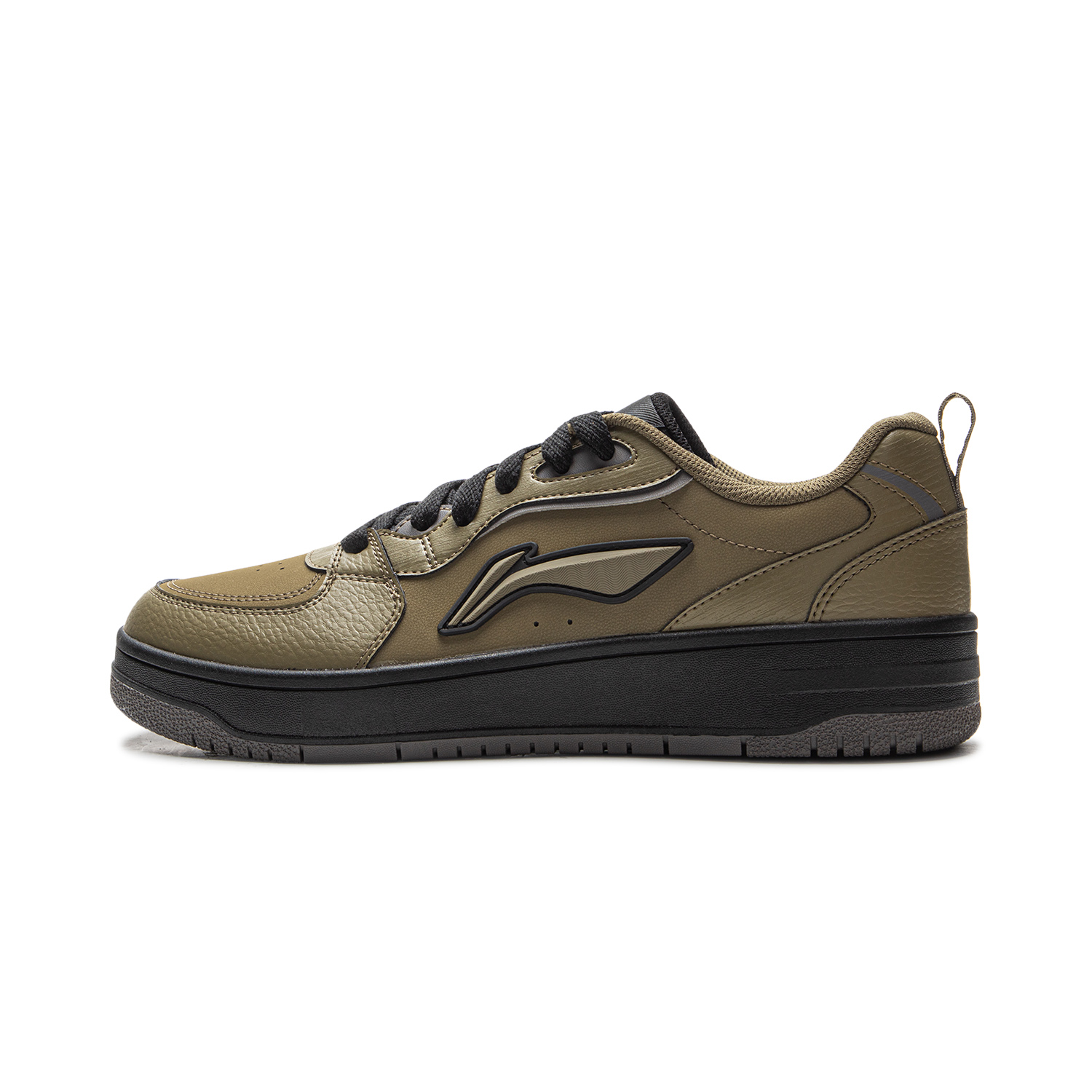 

LINING Мужские кроссовки для скейтбординга Tianji Soft Cushioning, износостойкие, цвет Tamarind Green
