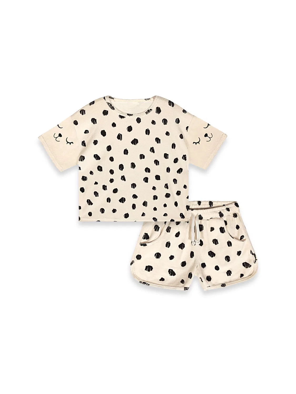 Комплект одежды Denokids CFF-26Y1-055 кремового цвета