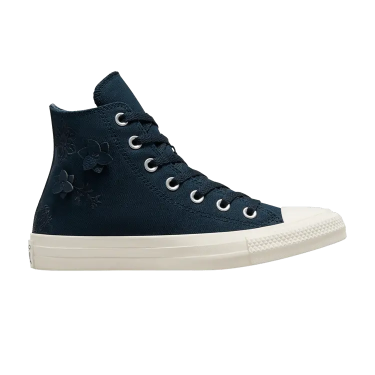 

Кроссовки Converse Wmns Chuck Taylor All Star Lift High Floral Embroidery - Into The Void, синий