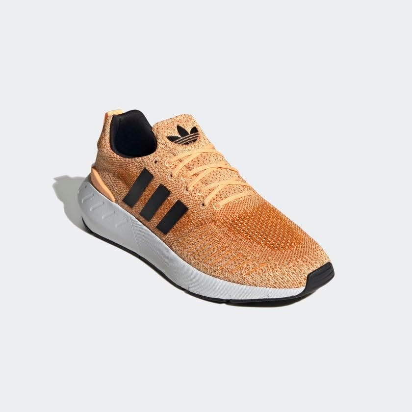 Мужские кроссовки adidas Swift Run 22, черный/оранжевый — фото 4