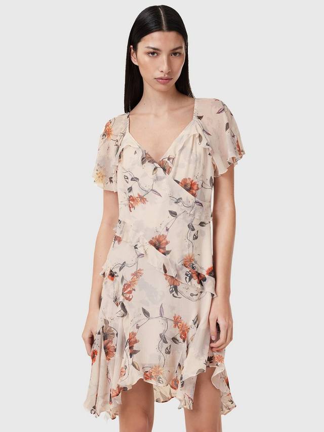 

Платье в цветочек от darma AllSaints, цвет Unity Ecru/Multi
