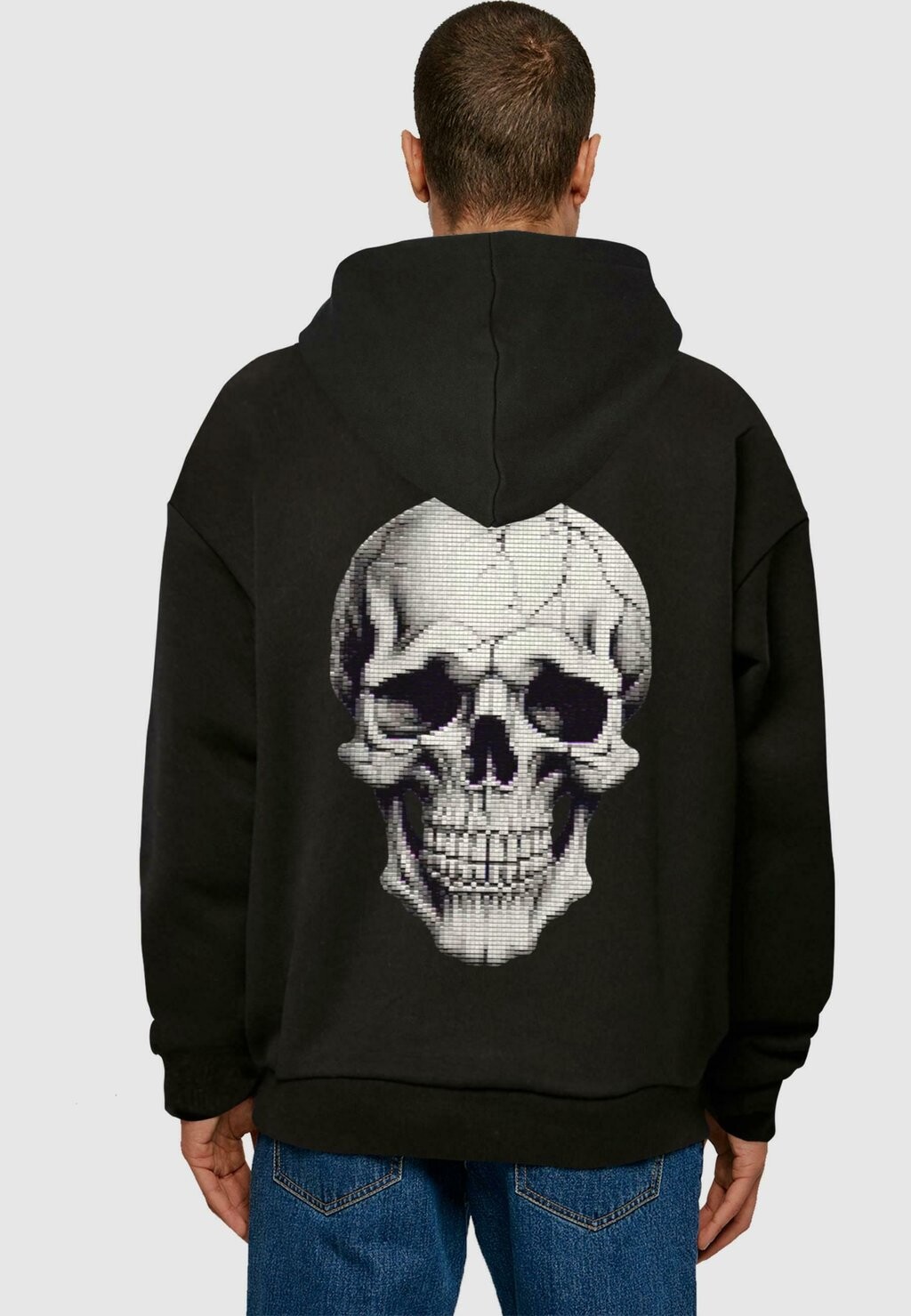 

Толстовка с капюшоном HALLOWEEN SKULL Merchcode, черный