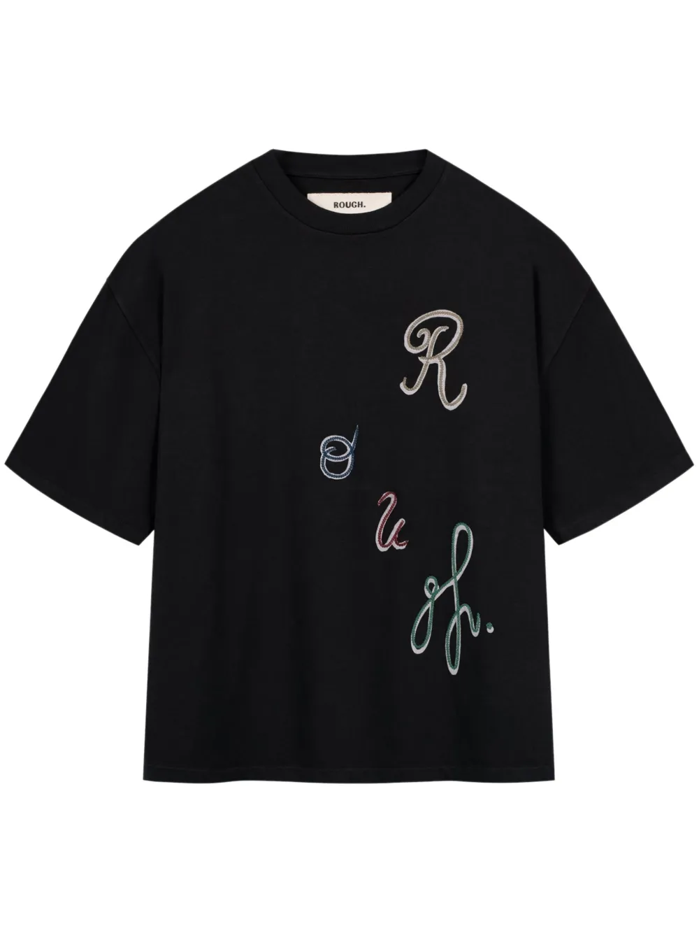 

Футболка Floral Chain ROUGH., черный