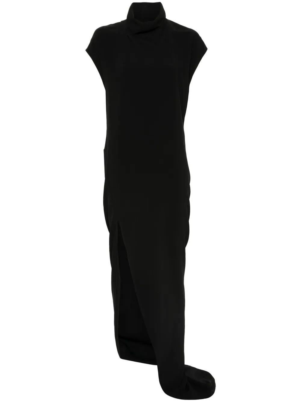 

Платье макси EDFU T асимметричного кроя Rick Owens, черный