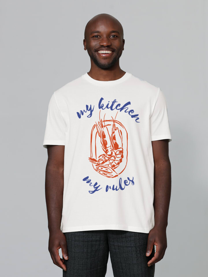 

Футболка wat Apparel T-Shirt My kitchen my rules, белый