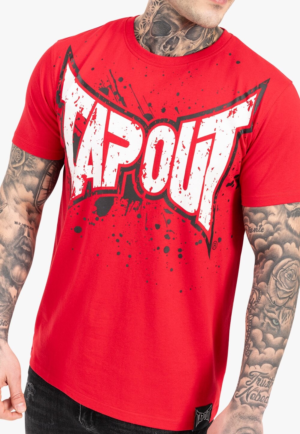 

Футболка с принтом NORMALE PASSFORM SPLASHING Tapout, красный