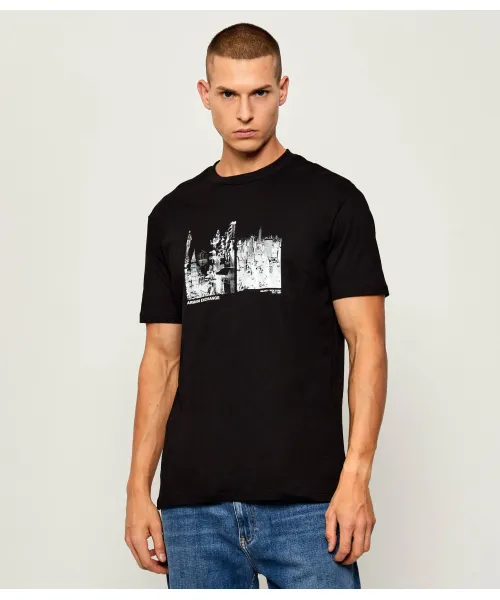 

Футболка Regular fit Armani Exchange, черный