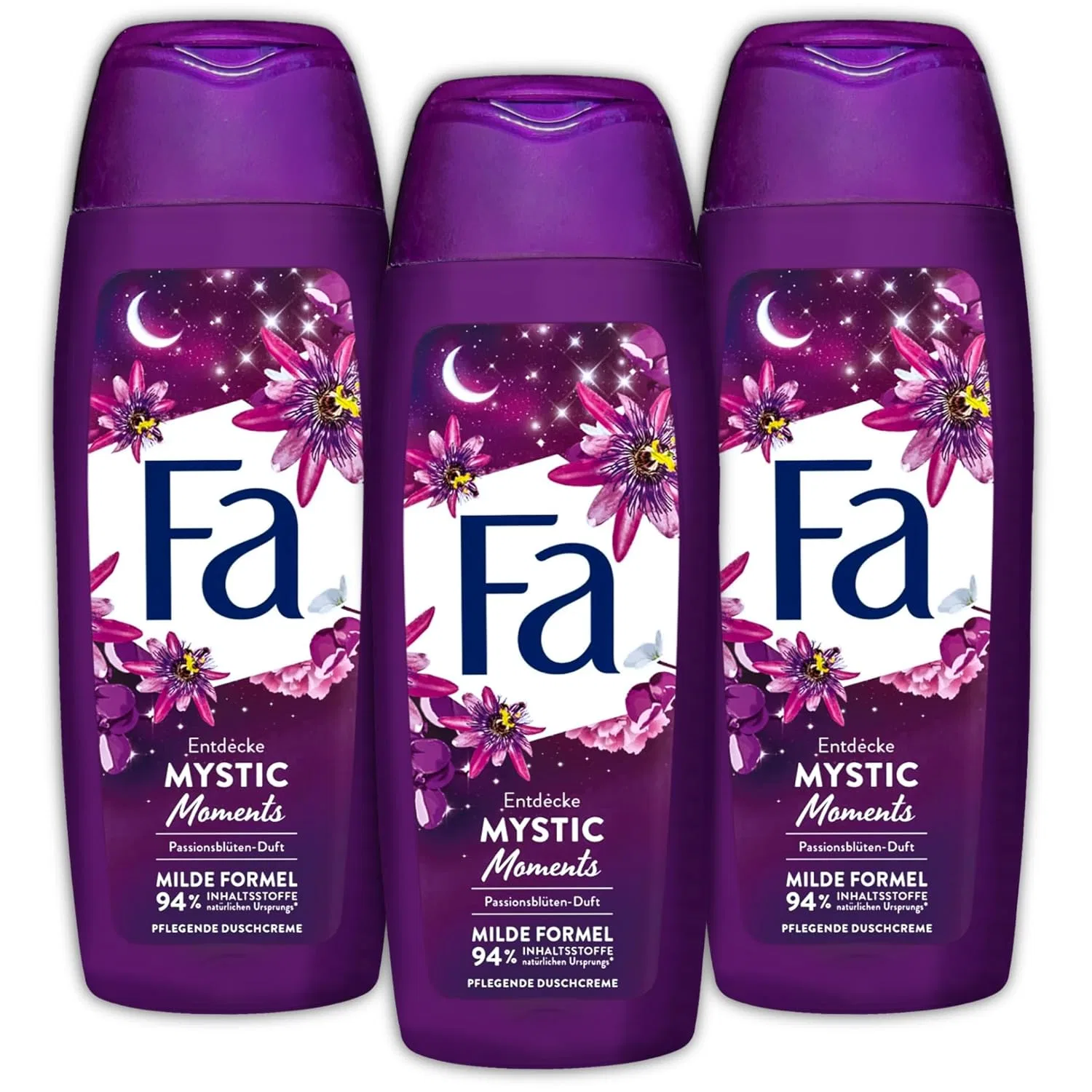 Гель для душа Fa Mystic Moments, 3 x 250 мл Topdeal