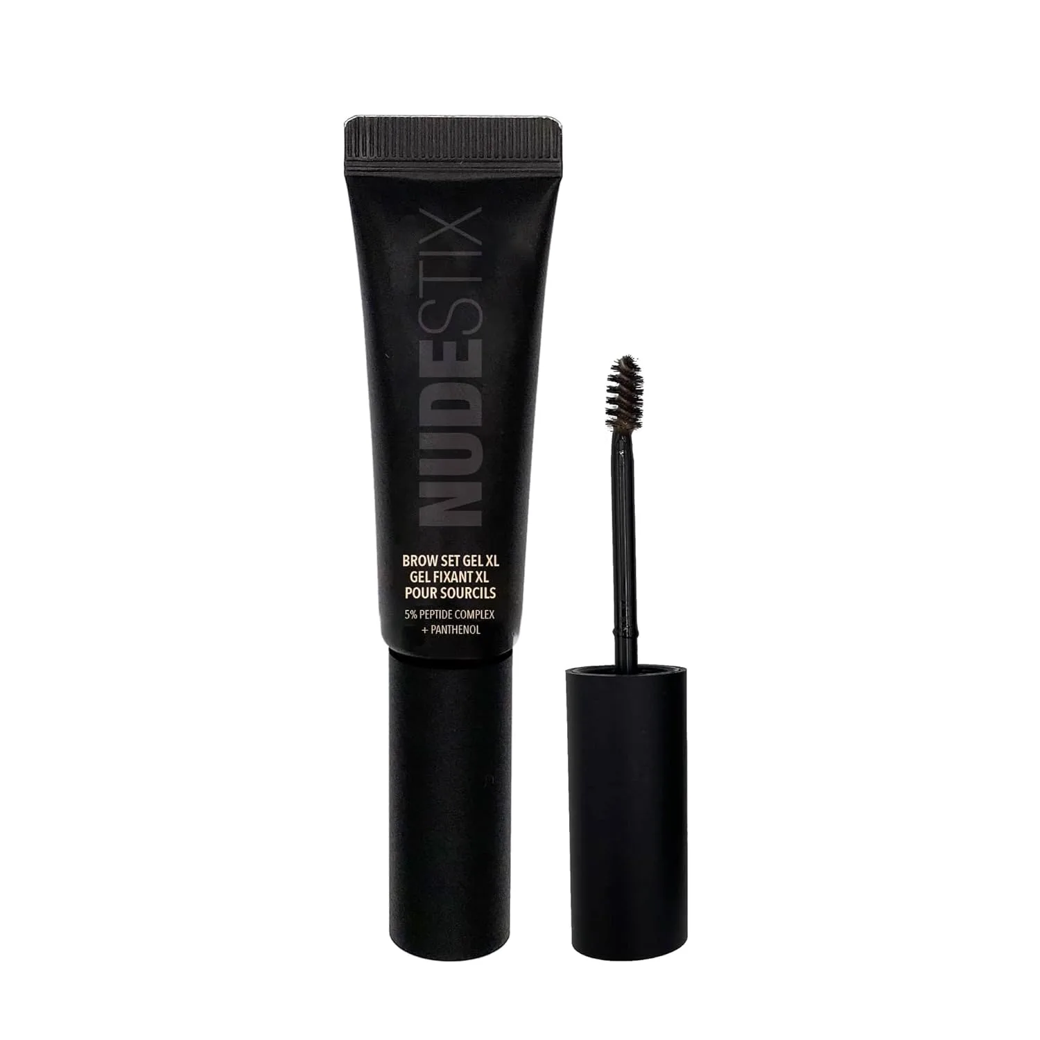 Nudestix Brow Set Gel XL - гель для бровей с длительным ношением для придания объема, густоты и укладки, увеличивает плотность бровей на 59% за 4 недели, чистый, cruelty-free, CLEAR