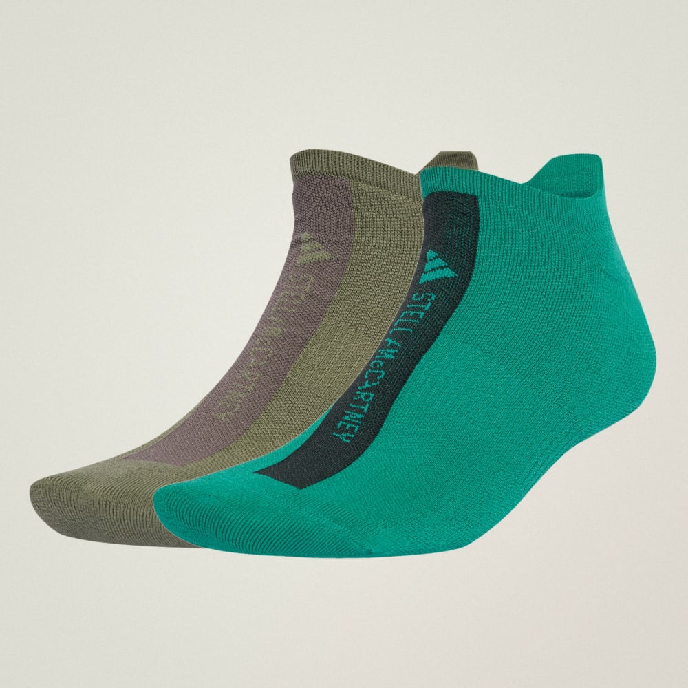 

Носки Adidas by Stella McCartney Low Socks, цвет Glory Green/Black Forest-Smc/Legacy Green/Charcoal