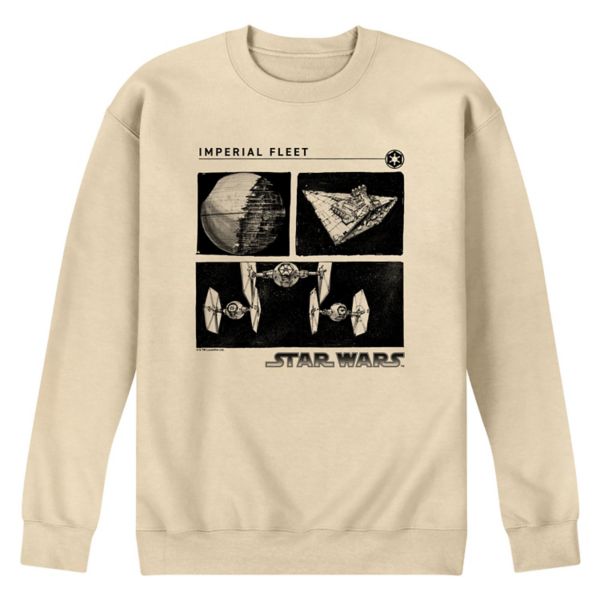 

Мужская флисовая толстовка Imperial Fleet Grid Crew Star Wars, бежевый