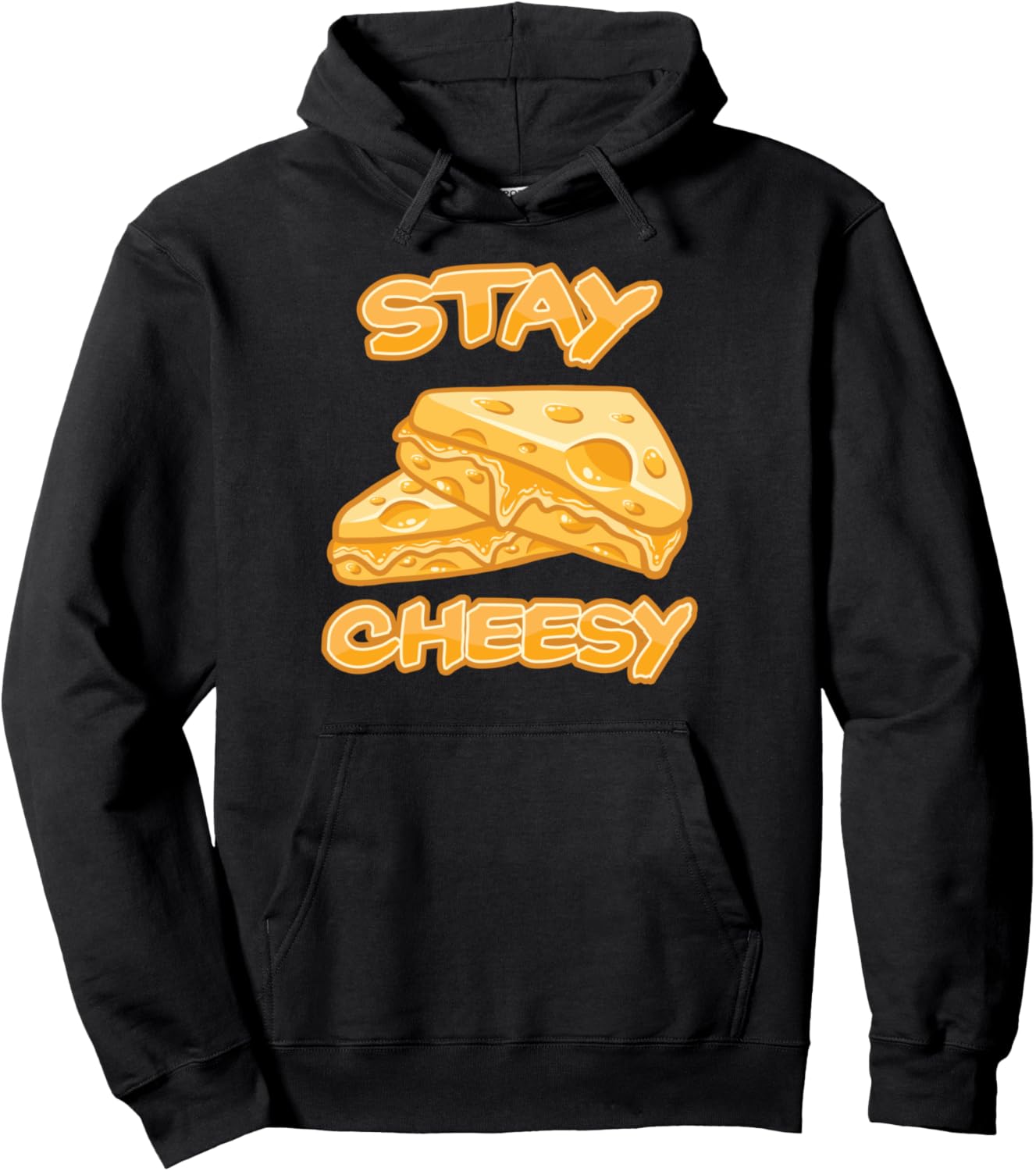 

Забавная толстовка Stay Cheesy для любителей сыра «Ешьте сыр» Bcc Cheese Lover Shirt & Stay Cheesy Gift, черный