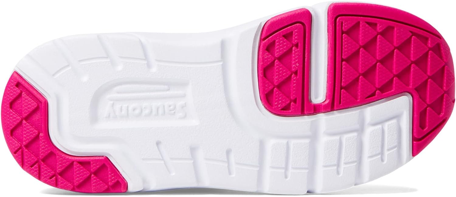 Детские кроссовки Saucony Jazz Lite 2.0 Lx (унисекс), белый/синий/розовый/темно-синий — фото 3
