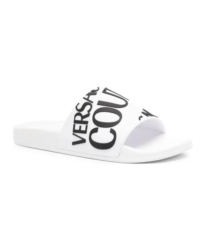 Тапочки Shelly Versace Jeans Couture, белый — фото 2