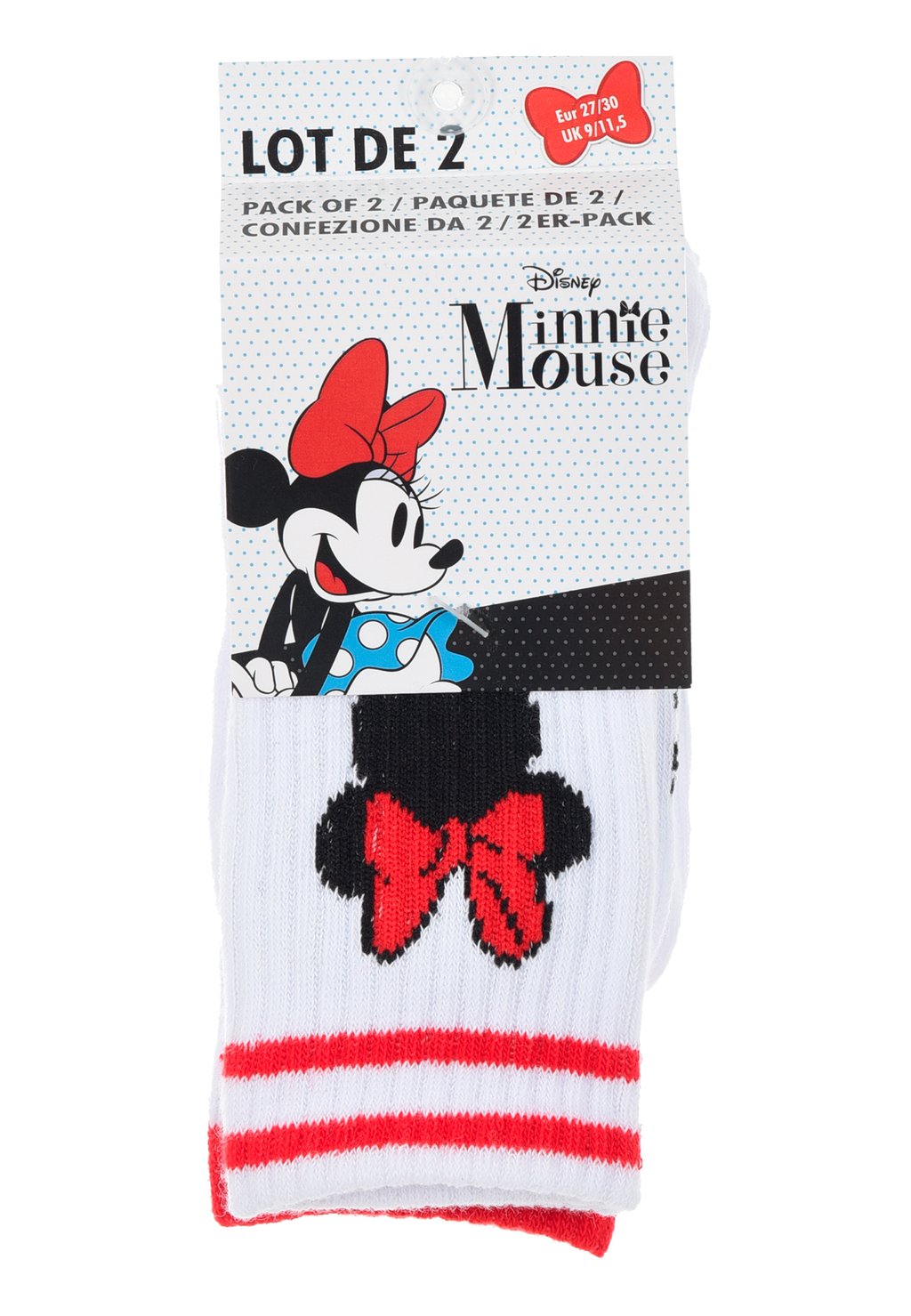Носки SET OF 2 Tennis Mickey & Minnie, белый — фото 4