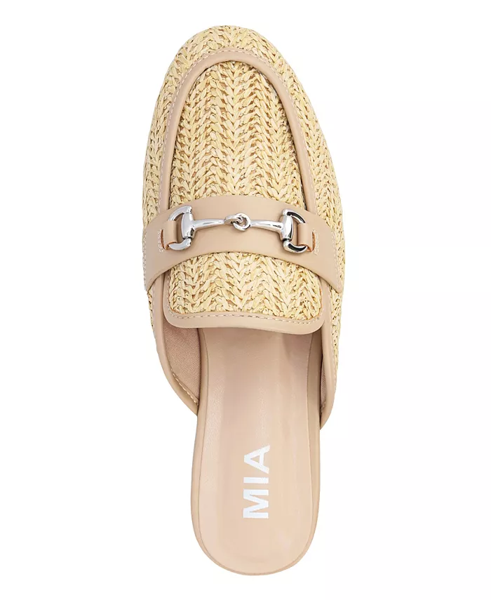 Женские мюли Desz Slip-On Woven MIA, коричневый/бежевый — фото 4