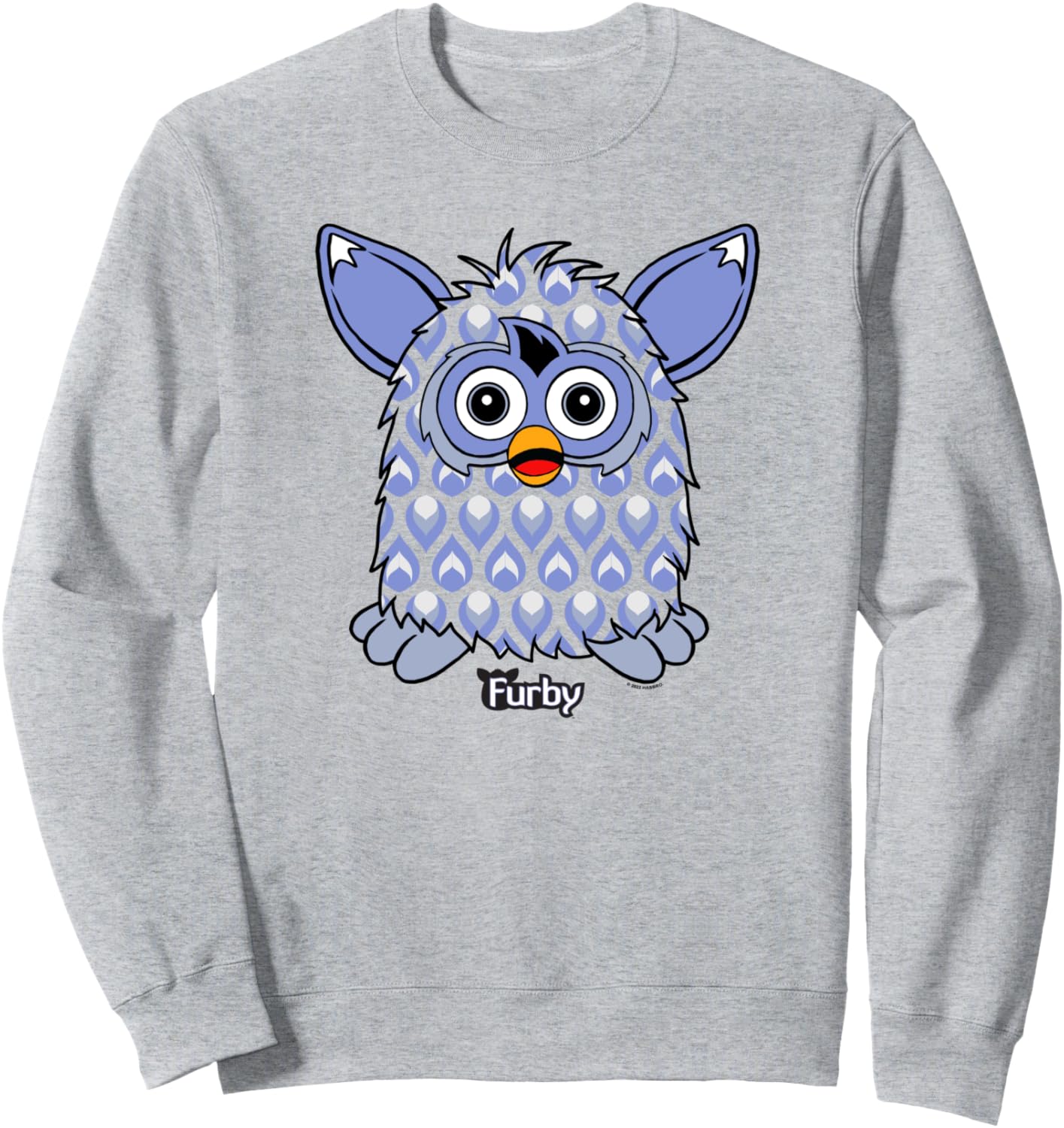 

Толстовка с изображением персонажа Furby Boom Classic в синих тонах с узором из геометрических фигур, Синий, Толстовка с изображением персонажа Furby Boom Classic в синих тонах с узором из геометрических фигур