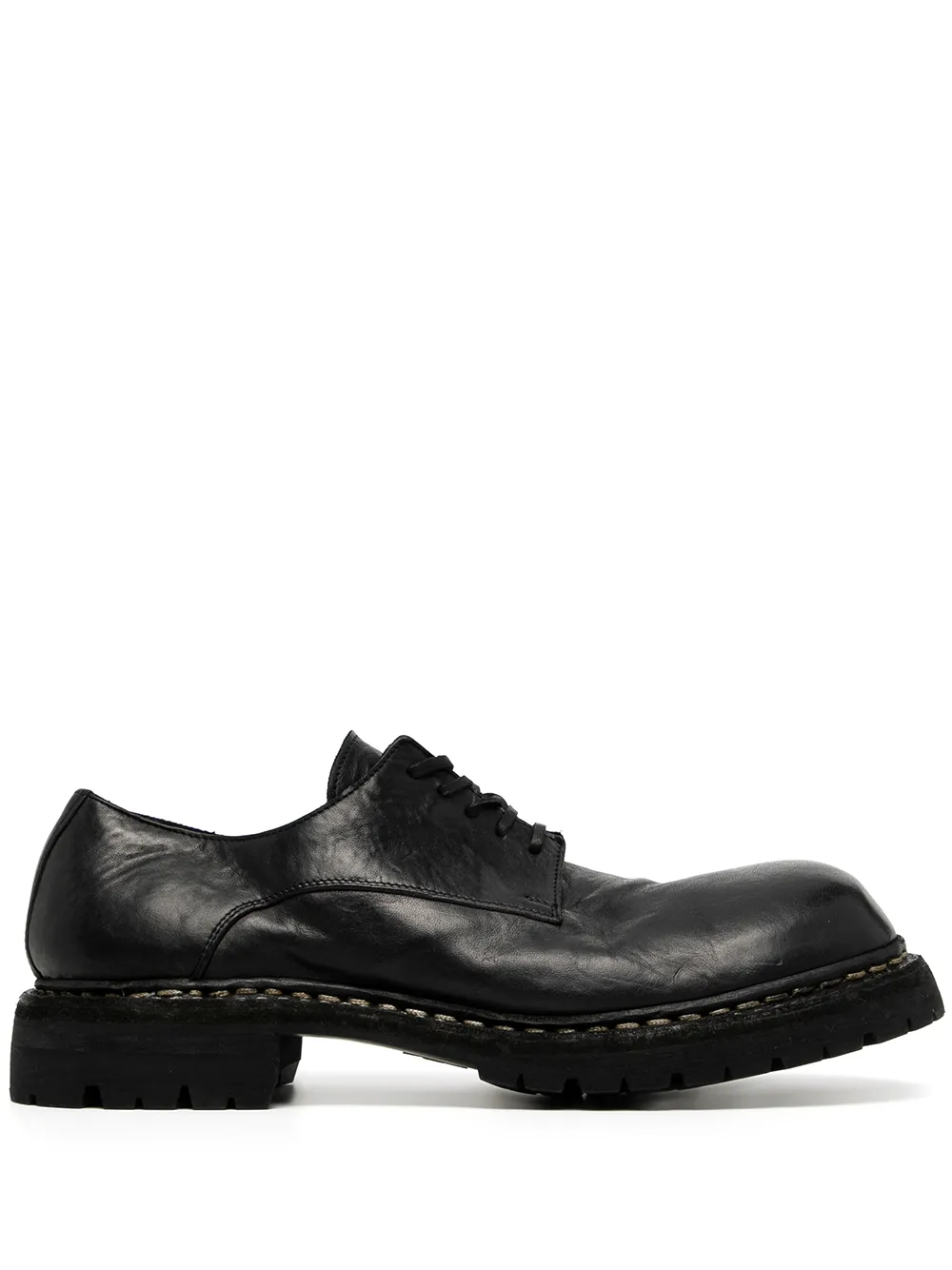 

Туфли на шнуровке Guidi, черный