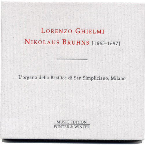 

CD диск Bruhns / Ghielmi: Complete Organ Works