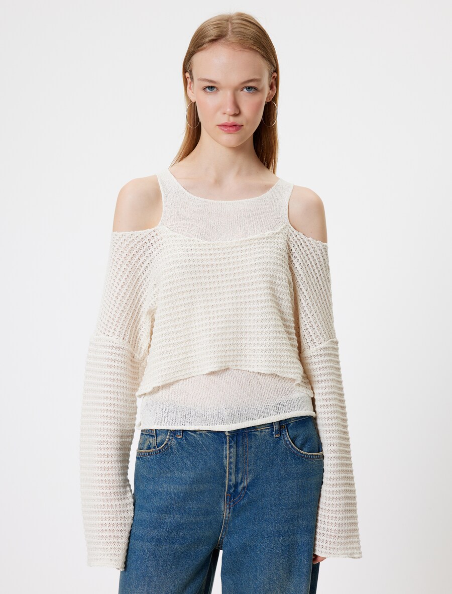 

Рубашка Koton, экрю