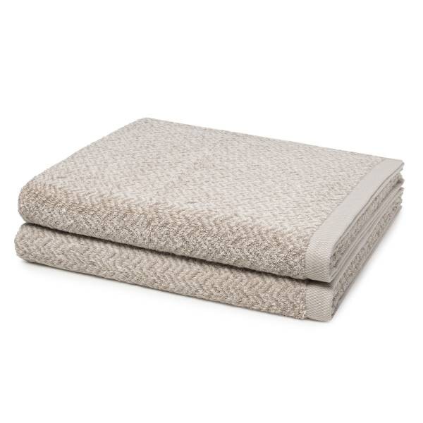 

Brooklyn Набор полотенец Möve (2 шт), 80x1x150 см цвет nature/cashmere