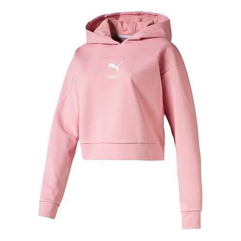 

Толстовка classic logo hoodie 'pink' Puma, розовый