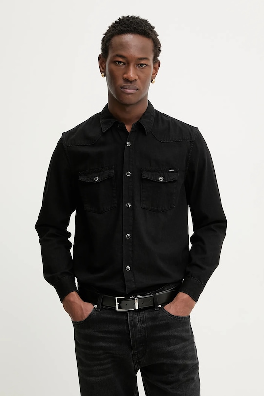 

Рубашка Tommy Jeans, черный