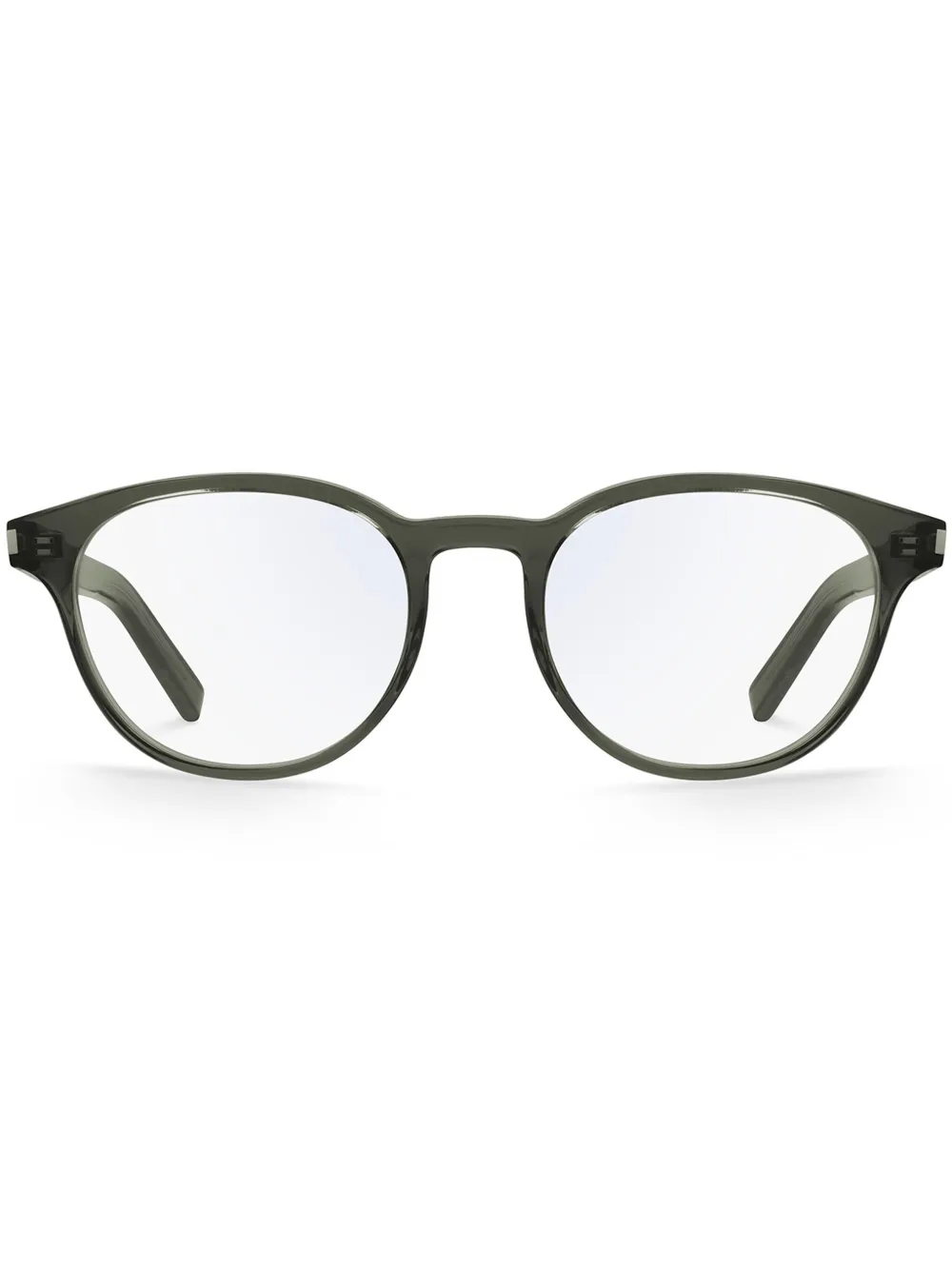 

Очки Classic 10 в овальной оправе Saint Laurent Eyewear, зеленый