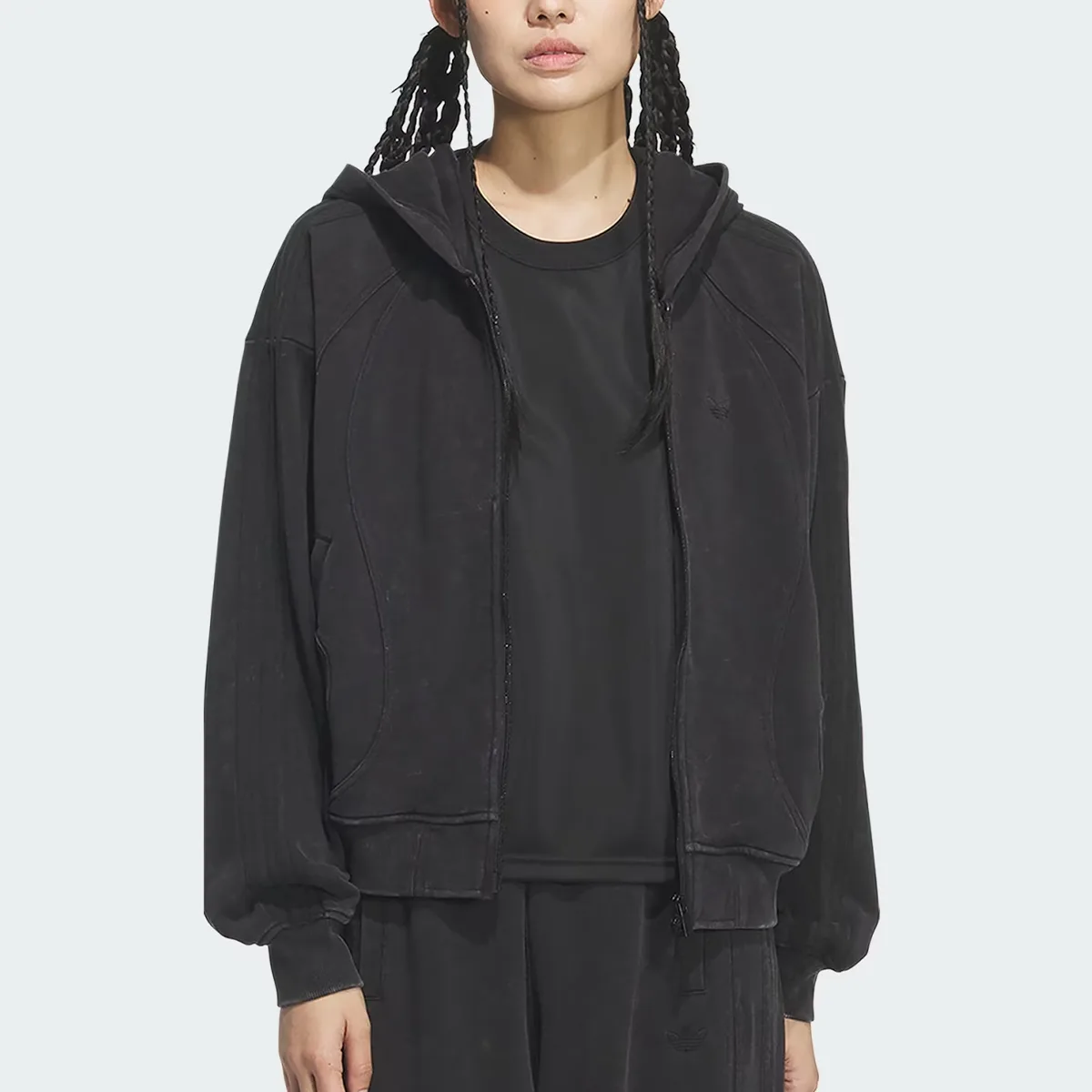 Куртка TG FZ унисекс Adidas Originals, черный — фото 4