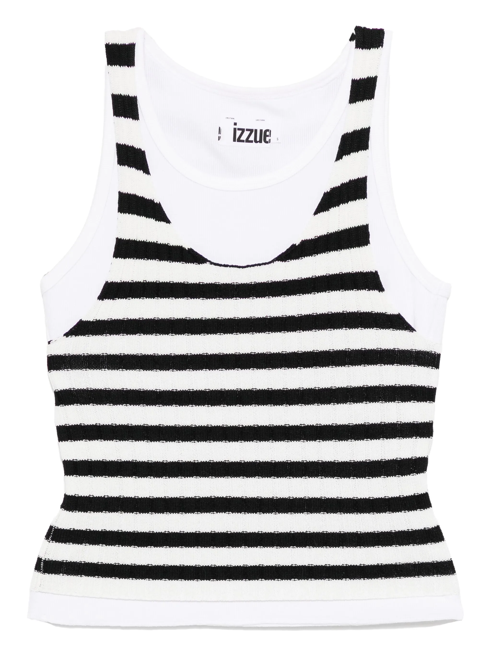 

Многослойный топ без рукавов Izzue, белый