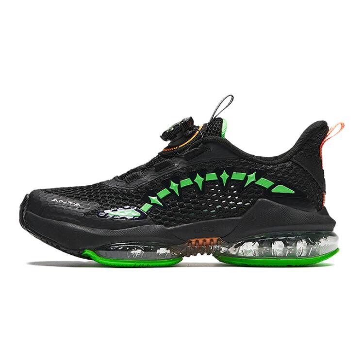 

Детские кроссовки Ufo 3.0 GS Low-top Black/Flash Green Anta Kids, зеленый