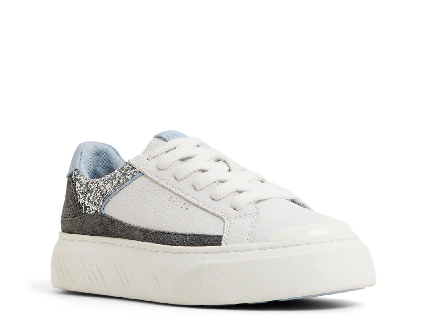 Кроссовки Ted Baker Adison Platform Sneaker, серебристый металлик