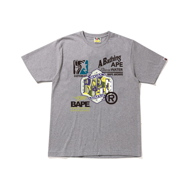 

Футболка мужская A BATHING APE, белая WHX