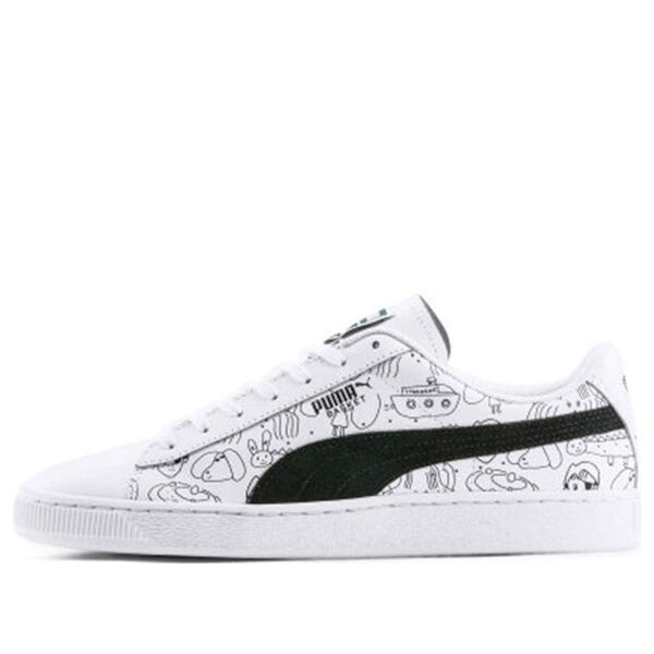 

Кроссовки tyakasha x basket 'white' Puma, белый