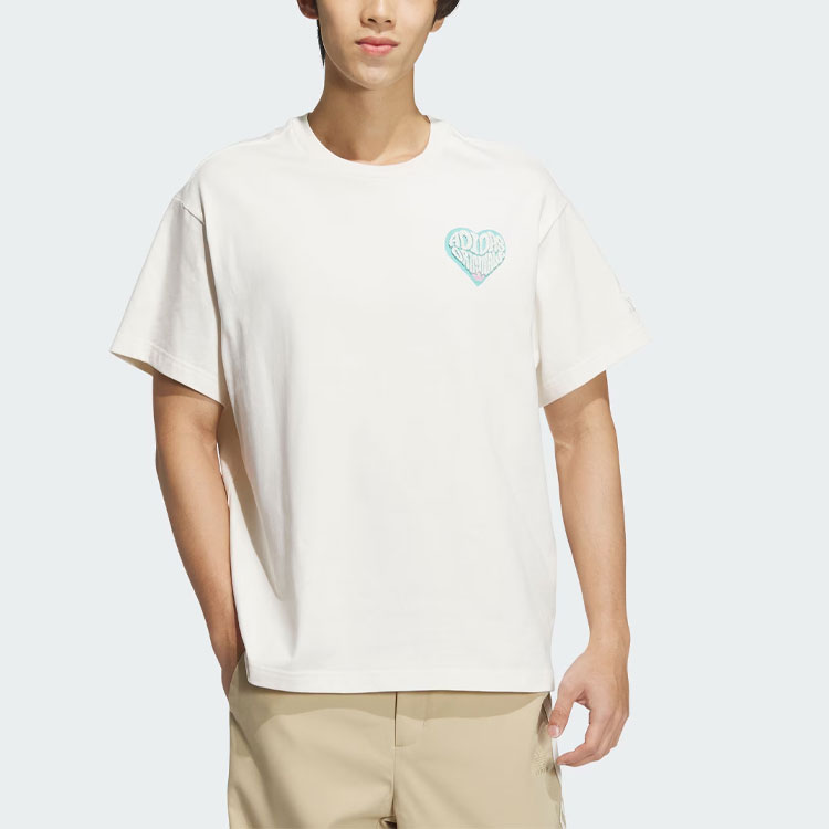 Футболка Unisex SS24 розовая Adidas Originals, розовый/белый — фото 4